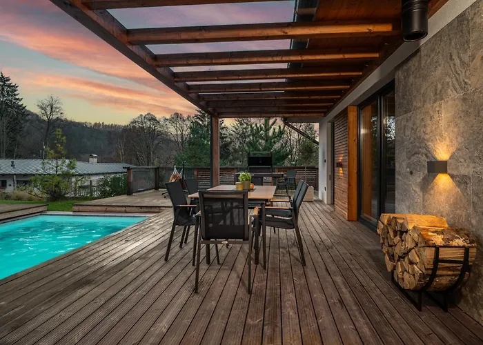 Modern Nature Retreat W Pool, Ps5 & Hot Tube Sazava (Benesov)